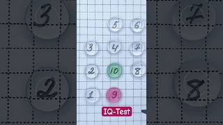 Draw a Checkered Path With Numbers 1 and 10 #drawing #line #maths #quiz #shorts