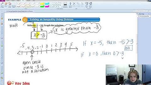 4.3- Solving Inequalities Using Multiplication or Division