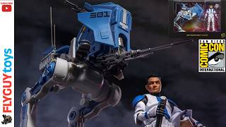 Star Wars Star Wars Black Series ARF Trooper (501st Platoon) & AT-RT Unboxing & Review FLYGUYtoys