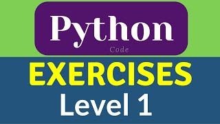 Python challenging programming exercises | Level 1 | learning python #shorts #python #codding