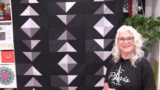 Black and Gray Quilt