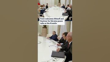 Putin welcomes Witkoff and Kushner for Ukraine peace talks at the Kremlin