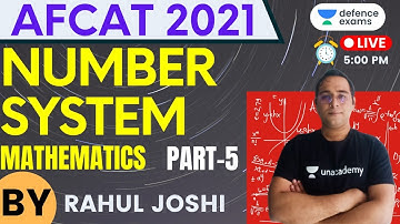 Number System (Part-5) | Mathematics | Target AFCAT 2021 | Rahul Joshi