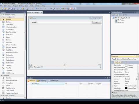 Begginner Web Browser, Visual Basic 2010
