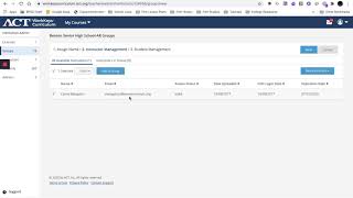Creating a Group in WorkKeys