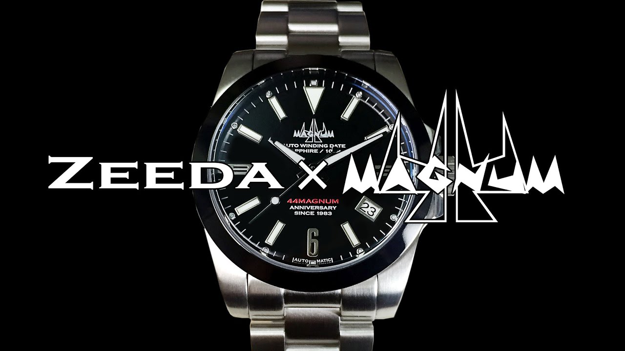 EDGEです。激レア！ZEEDA44マグナムコラボ自動巻時計 44MAGNUM コラボモデル 完成 限定44本 【腕時計】－ZEEDA－ 好評販売中