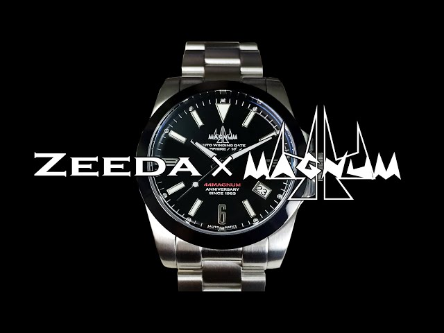 EDGEです。激レア！ZEEDA44マグナムコラボ自動巻時計 44MAGNUM コラボモデル 完成 限定44本 【腕時計】－ZEEDA－ 好評販売中