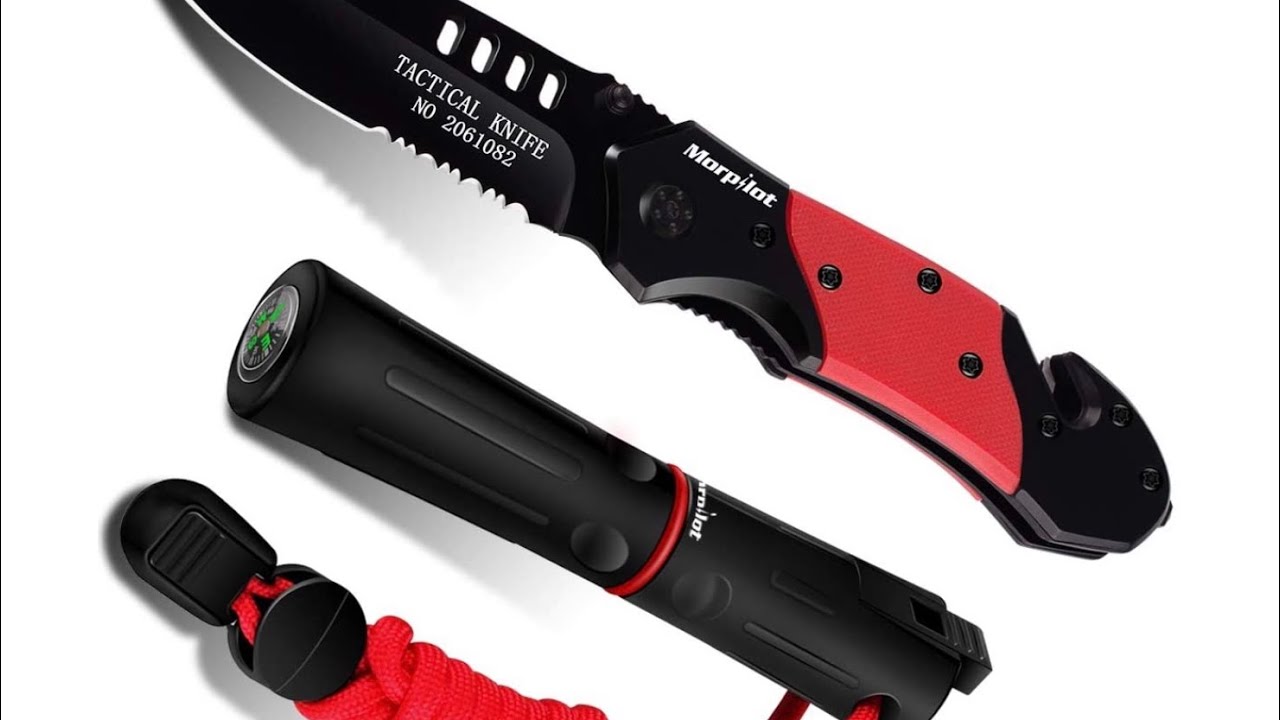 Gear Review Morpilot tactical knife & fire rod YouTube