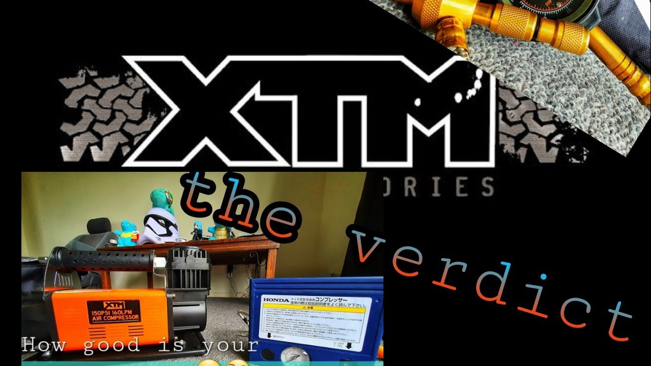 XTM air compressor and tyre deflator YouTube