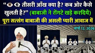 Babaji Satsang: What is the Third Eye? When and How Does It Open? | RSSB | Radha Soami Satsang Beas