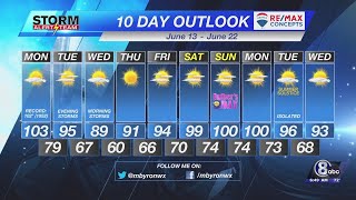 Monday Morning Weather Update - June 13th, 2022