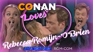 Rebecca Romijn-O'Brien: A Late Night Saga Rom-Com #conan #conanobrien