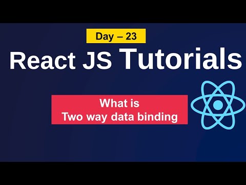 two way data binding in react | data binding in react | react js tutorials
