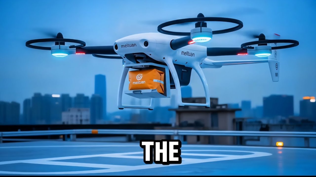 CHINA'S DRONE FOOD DELIVERY SYSTEM - YouTube
