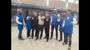 Produce 27 reams per minute of CHM Auto A4 copy paper  high quality machine running well in Ethiopia