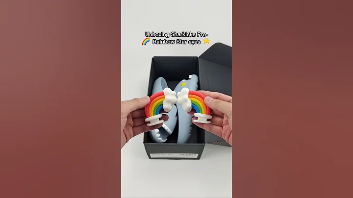 Sharkicks Pro-Rainbow Star Eyes#sharkslides #viral #slides #slippers #unboxing #fyp shark slides