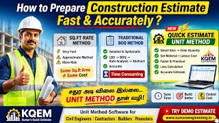 Kumars Quick Estimate Unit Method Demo Project
