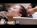 I Dyed My Hair Burgundy Red & Got Bangs | Hair Me Out | Refinery29