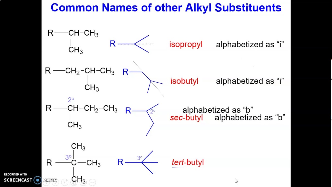 Isopropyl R Group Isopropyl Substituent