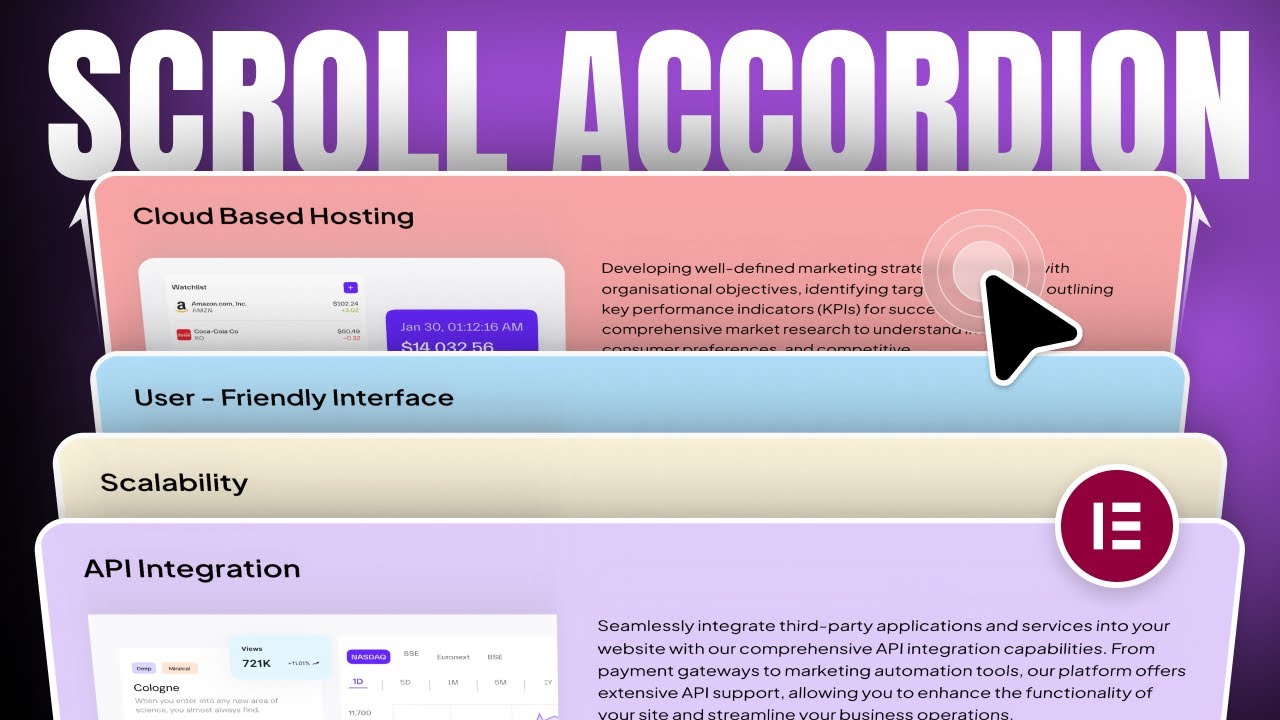 How to Add Scroll Accordion in Elementor, Gutenberg & Bricks for FREE ...