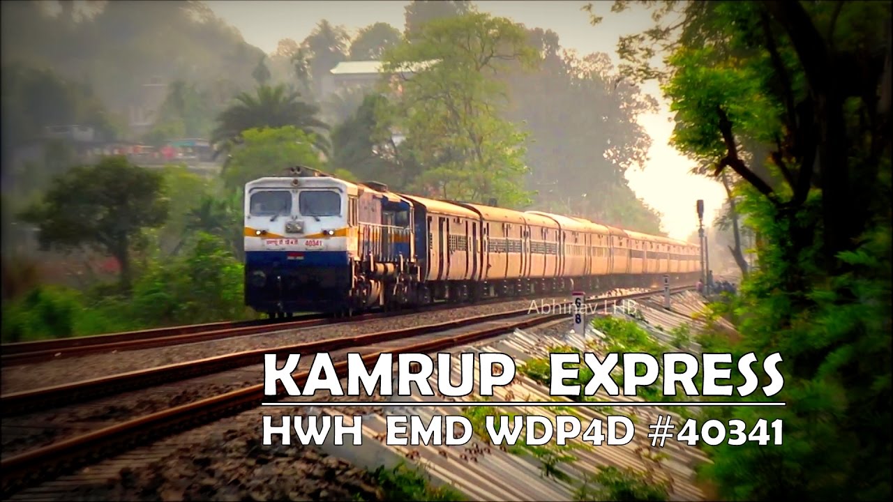 End of ALCo Era Legendary KAMRUP EXPRESS with HWH EMD