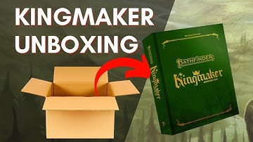 Kingmaker 10th Anniversary Unboxing (Pathfinder 2e)