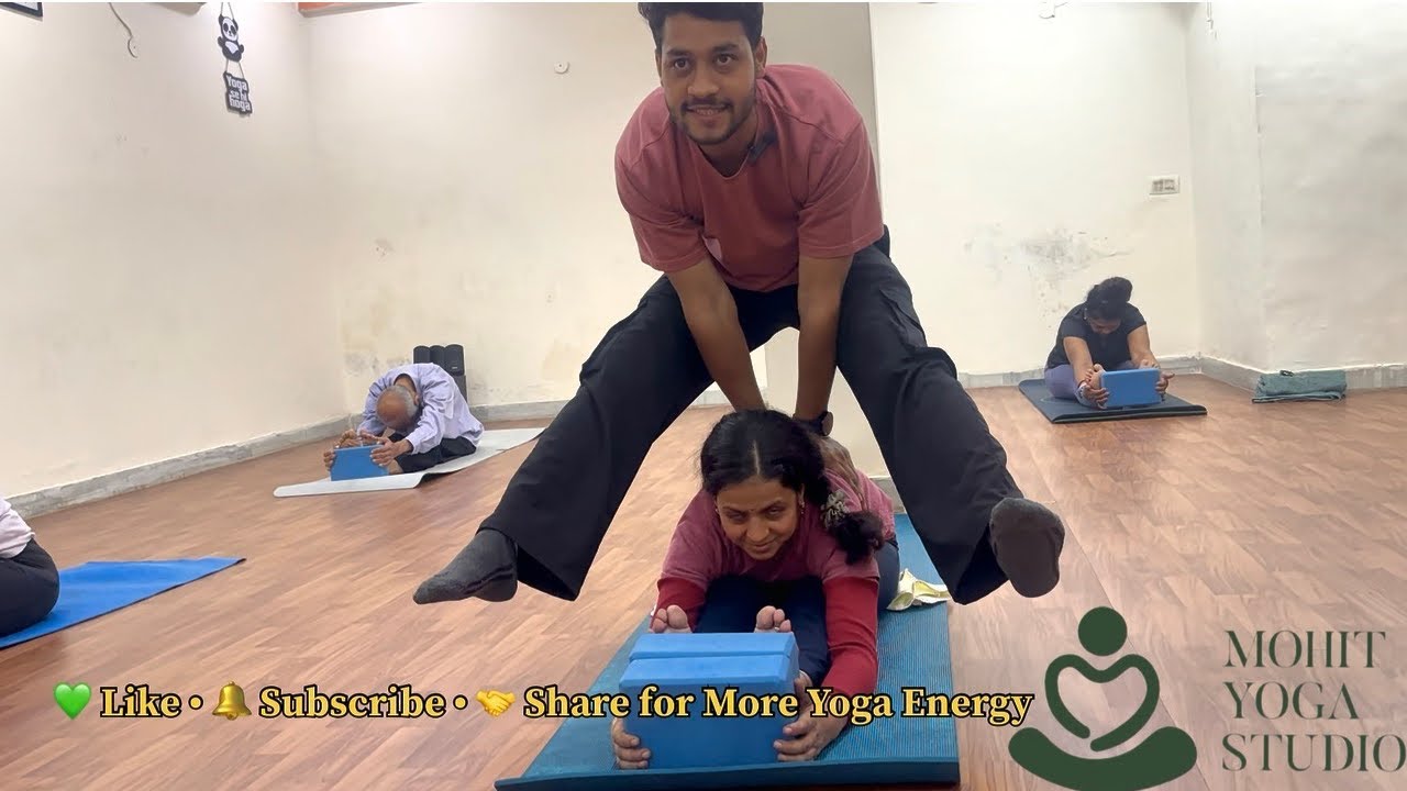 Forward Bending Yoga Class | Full Body Stretch for Flexibility & Back Pain Relief Daily Yoga Routine