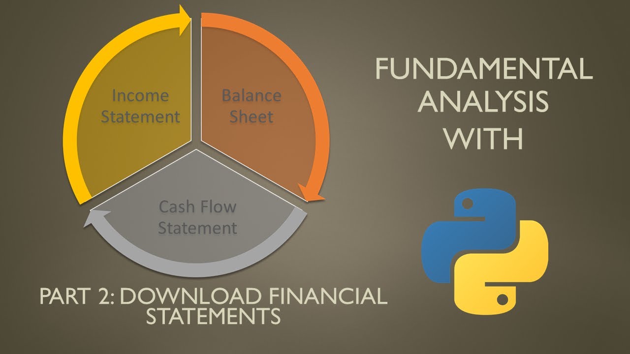Download financial statements from Yahoo Finance with Python - YouTube