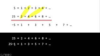 CRAZY PROOF! 1+2+3+4+5+... = 1/3 ???