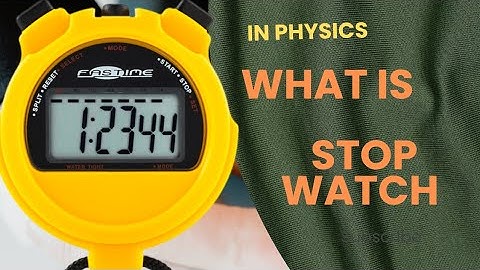 What is a Stopwatch? | How It Works & Uses in Science ⌚ 🧪 📟🚿