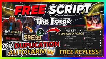The Forge Script *NO KEY* - INSTANT FORGE, DUPE, INF CASH, AUTOFARM + More!