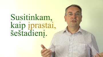 Lithuanian Lesson 62 - Adverb (1) - Prieveiksmis