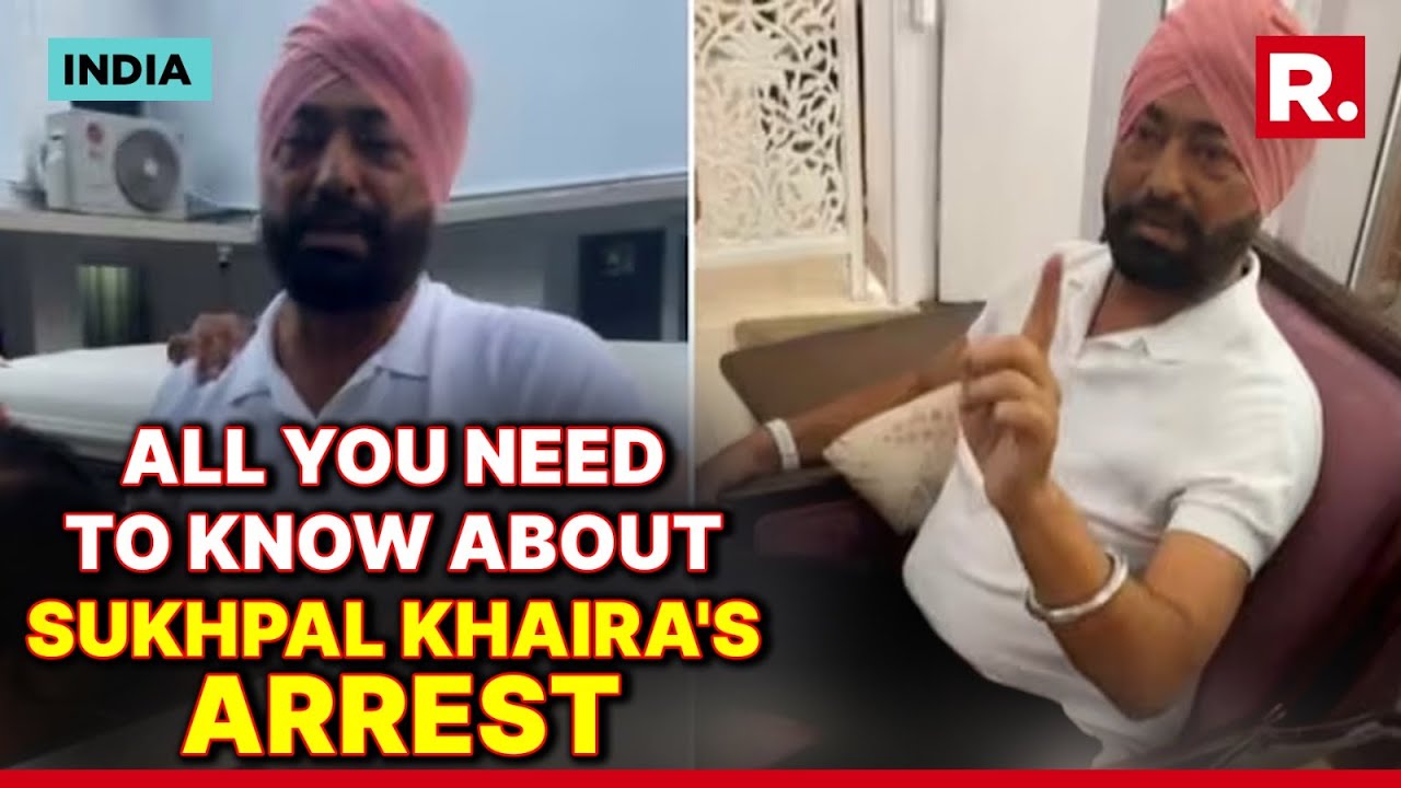 Sukhpal Khaira Arrest LIVE: Congress alleges 'Vendetta Politics' | Punjab Congress MLA arrested