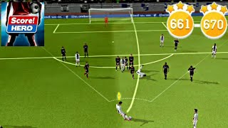 Score! Hero - Level 661-670 - Walkthrough 3 Stars screenshot 3