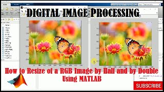 How to Resize of a RGB Image by Half and by Double Using MATLAB