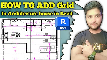 HOW To Add Grid in Architecture house in Revit | Tutorial urdu hindi 2025 | Nabeel Architect