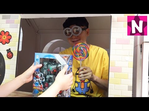 뉴욕이의 사탕으로 로봇 장난감 사요 뉴욕이랑 놀자 Candy & Robot Toys NY Toys