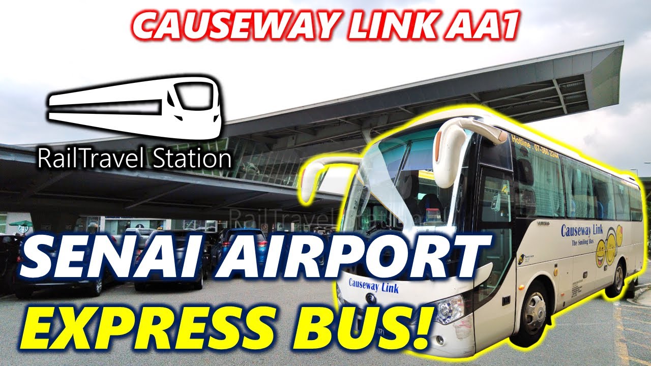 CAUSEWAY LINK NEW COACH FOR SENAI AIRPORT! 🇲🇾🛫🚌 Causeway Link Bus AA1 JB Sentral→Senai Airport