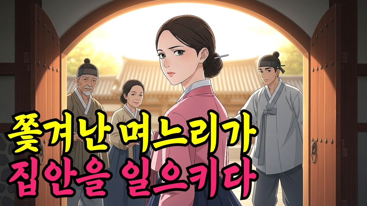 억울하게 쫓겨난 며느리가 집안을 일으키다ㅣ야담,민담,전설,신화,옛날이야기,조선시대이야기