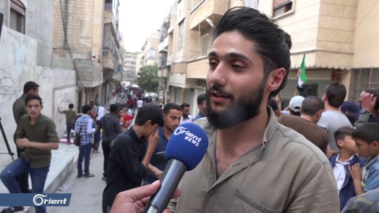 مظاهرة لندن اليوم مظاهرة في كفرتخاريم تنديداً بتدخل الاحتلال الروسي في إدلب