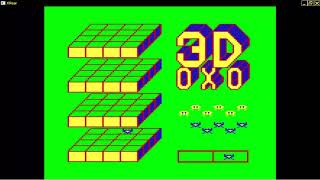 Invader Cube 3D OXO ITS 3D TIC TAC TOE 1983Oasisa DRAGON DATA LTD DRAGON 32 64 COMPUTER screenshot 4