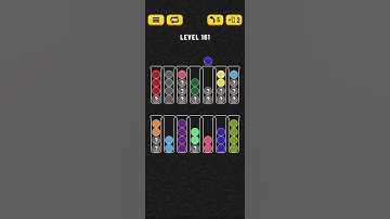 Ball Sort - Color Puzzle Game - Level 161 - Walkthrough SOLVED by RobotPlayer AI!!!