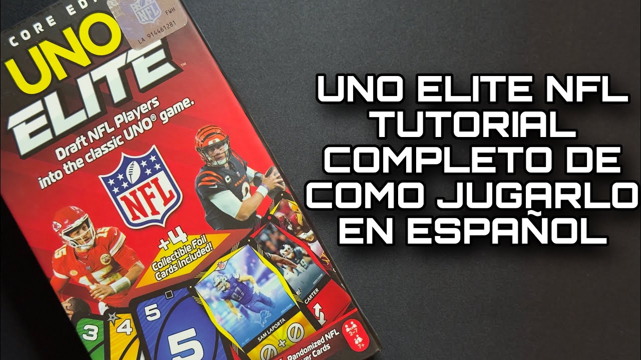 Cómo jugar UNO ELITE NFL (Tutorial Completo en Español) 2026