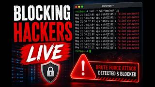 How I Protected My VPS server From Live Brute Force Attacks full video