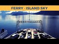 Passage on ferry ISLAND SKY, Saltery Bay - Earls Cove (BC Ferries)