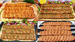 4 NEW Turkish Kebab With Special Seasoning, Turkish Chicken Adana Kebab Recipe With Homemade SKEWERS