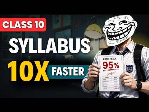 5 Hacks to Cover your SYLLABUS 💀( Watch Before 1 NOVEMBER ) | Class 10 board exam 2027