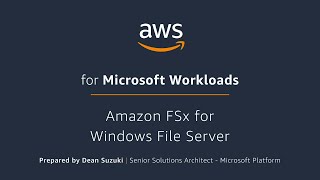 Amazon FSx for Windows File Server