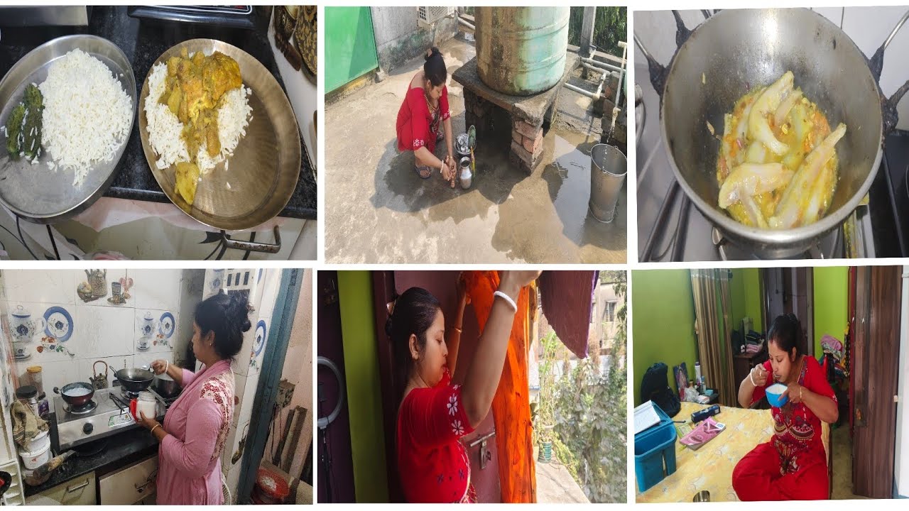 Bengali vlog ✅ আমরা যারা ঘরের🏠 গৃহবধূ তাদের শরীর খারাপ হলেও সমস্ত কাজ গুছিয়ে করতে হবে 🥰