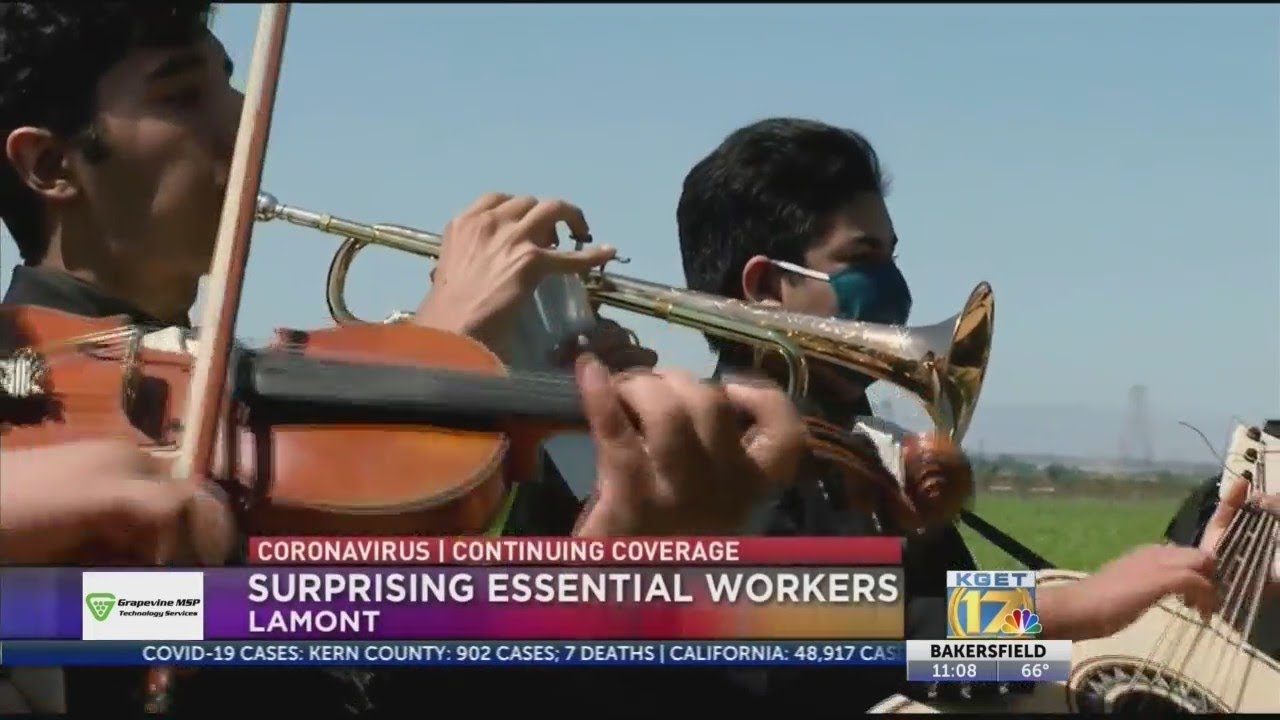 Group surprises field workers in Lamont